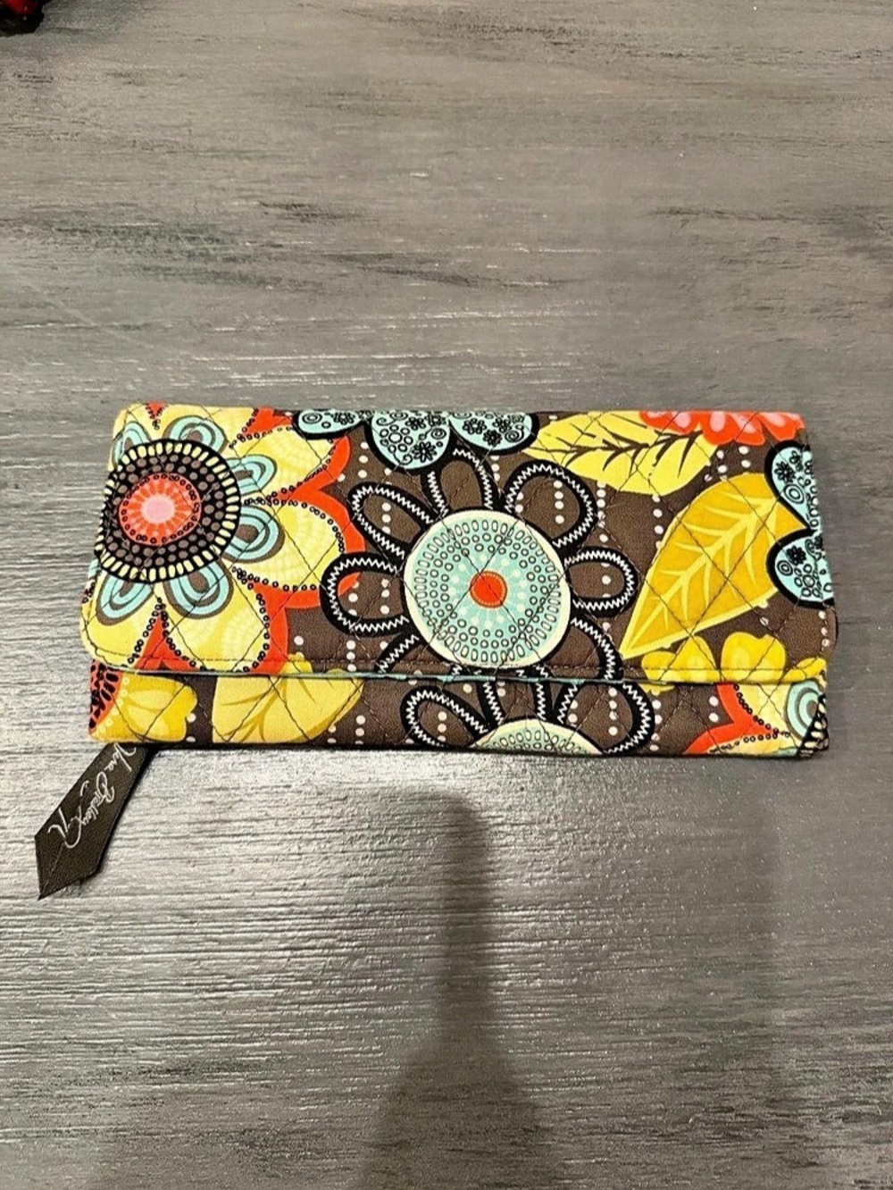 Vera Bradley Turnlock Wallet Multicolor Printed